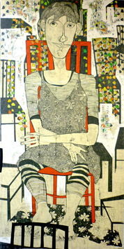 Sitzende V,  2007